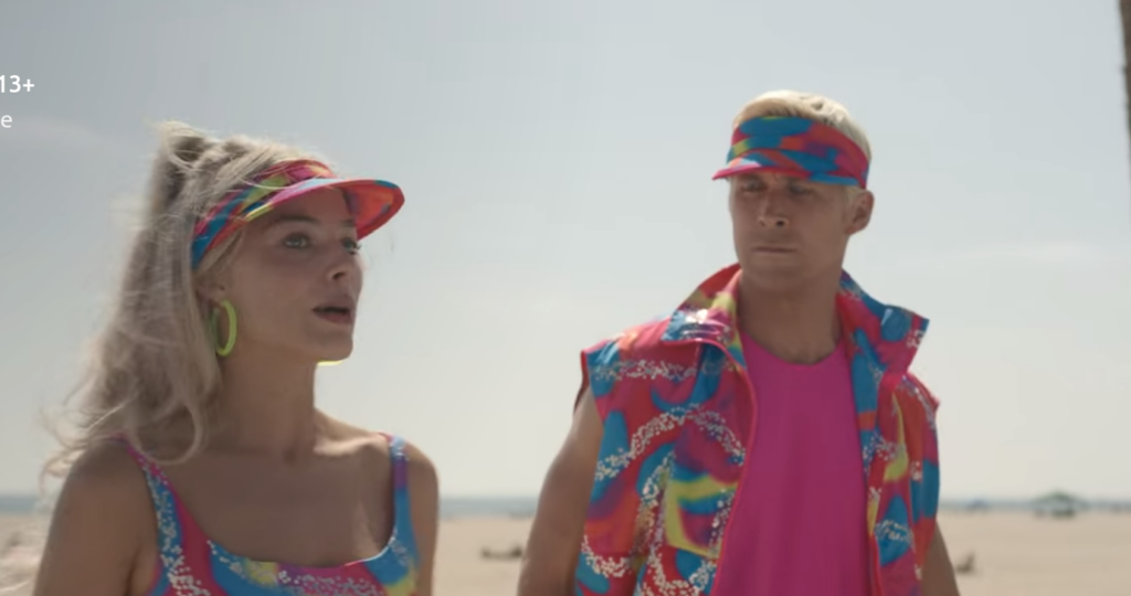 Jag tittar på Barbie på Netflix