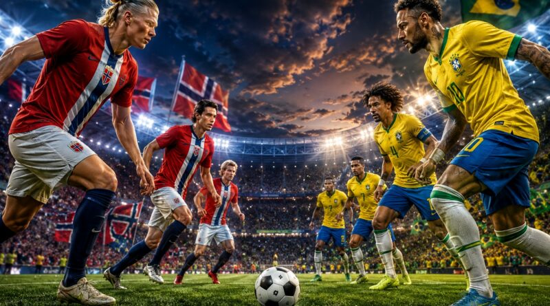norge mot brasil